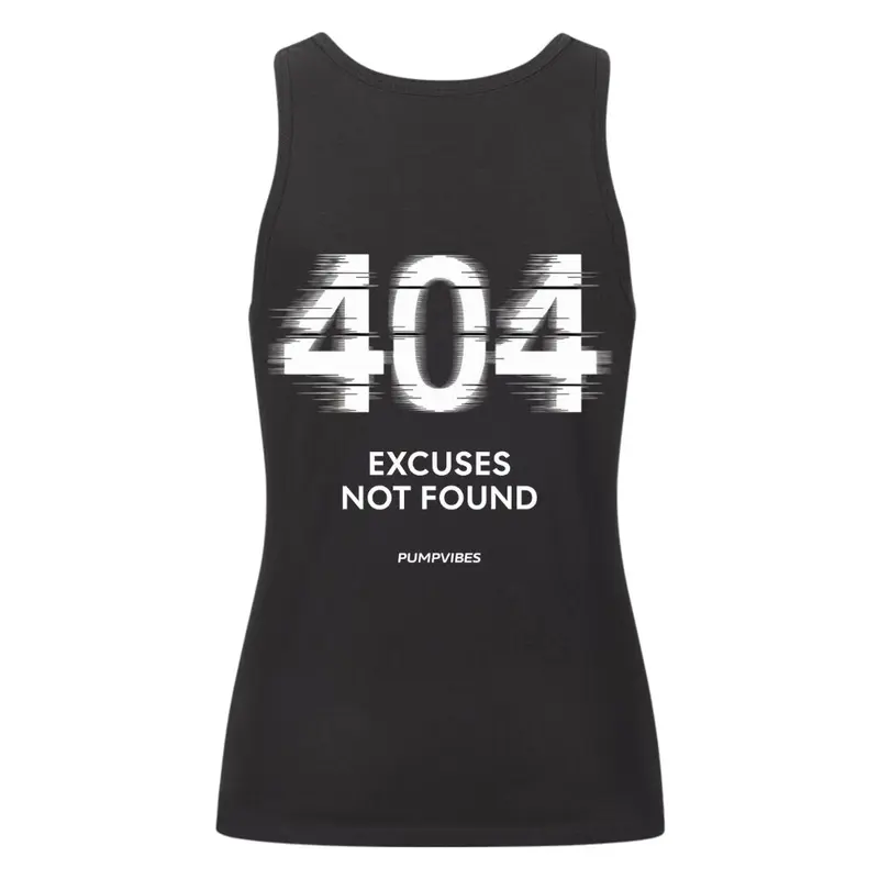 404 DAMEN TANK TOP (BACKPRINT)