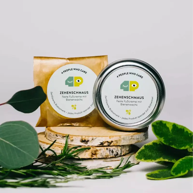 4peoplewhocare Feste Fußcreme "Zehenschmaus" 40 g