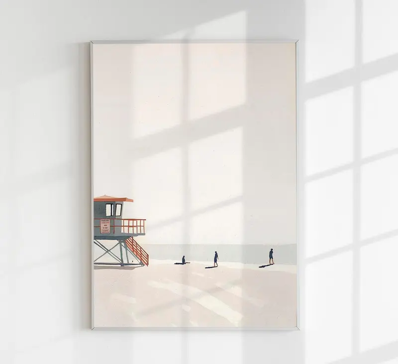 A Calm Day at the Beach – Fine Art Print | UV-beständig | Patroa Studio