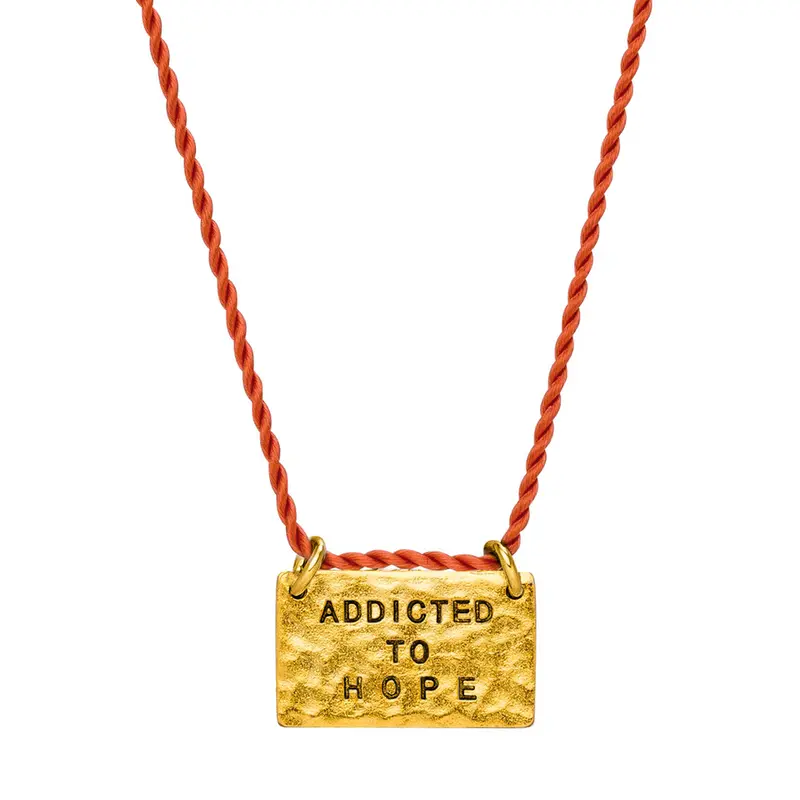Addicted to hope Schutzkette, Gold