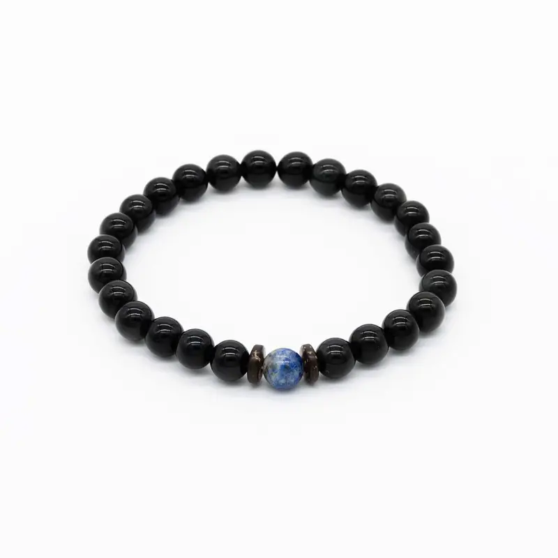 Akilah - Obsidian Armband