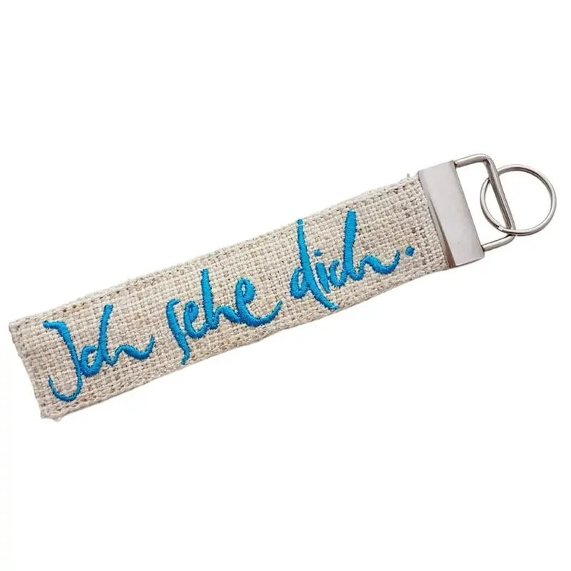 Anhänger 'Ich sehe dich' weiss