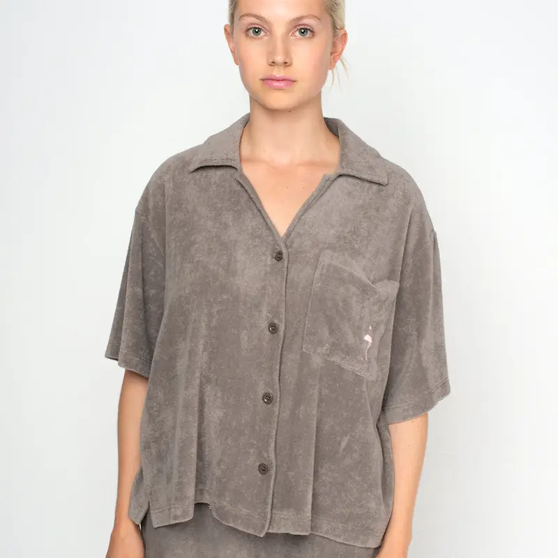 another brand Damen Hemd Frottee