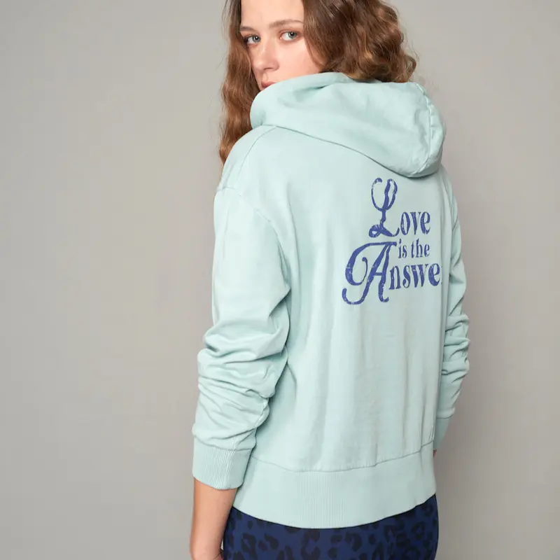 another brand Damen Hoodie "Love is the answer"