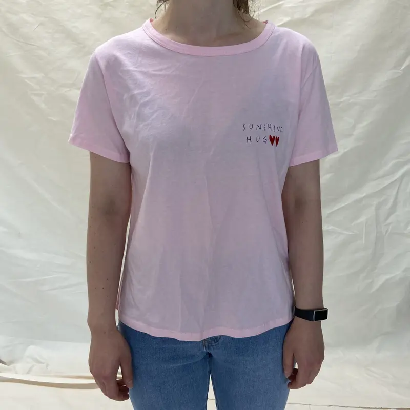another brand T-Shirt "Sunshine Hug" Größe S - Dritte Wahl