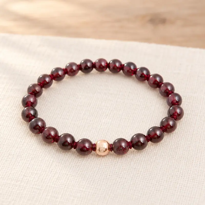 Armband aus Heilstein - Granat