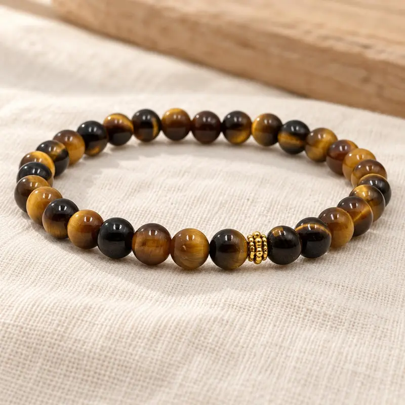 Armband aus Heilstein - Tigerauge