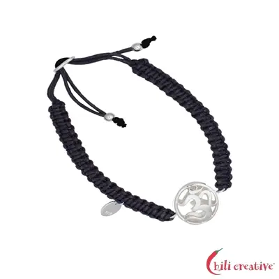 Armband Makramee, Om-Symbol