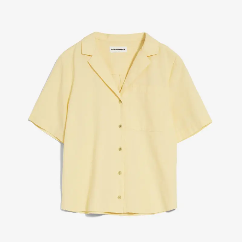 ARMEDANGELS Bluse "CAMELIAA LINO" - straw