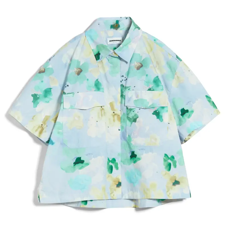 ARMEDANGELS Bluse "ELIANAA AQUA FLORAL"