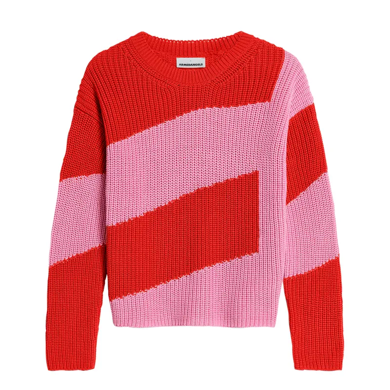 ARMEDANGELS Damen Pullover "NURIAAS BLOCKSTRIPES"