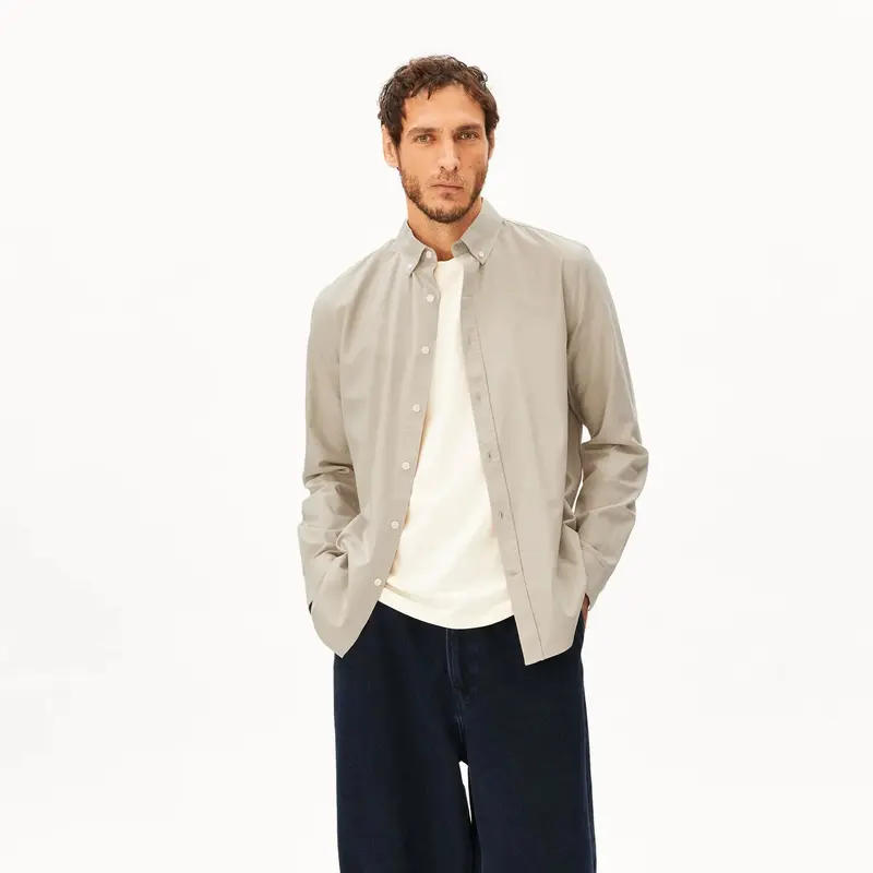 ARMEDANGELS Men Casual langarm Hemd "QUAASA"