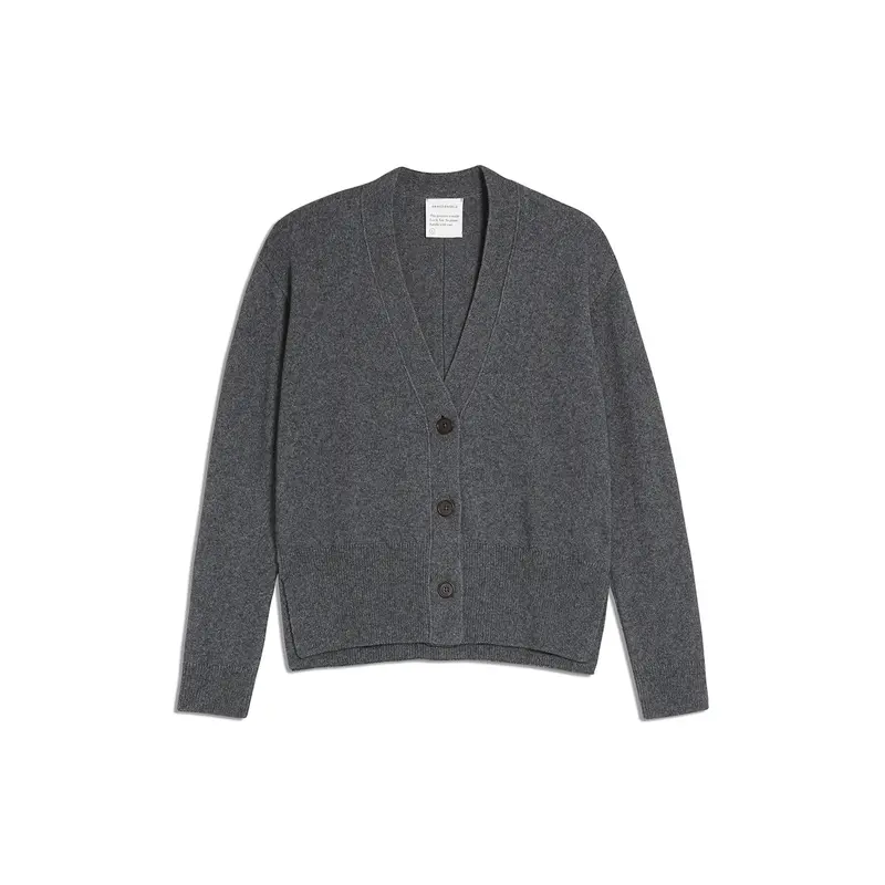 ARMEDANGELS Strickjacke "OLENKAA" mid grey melange