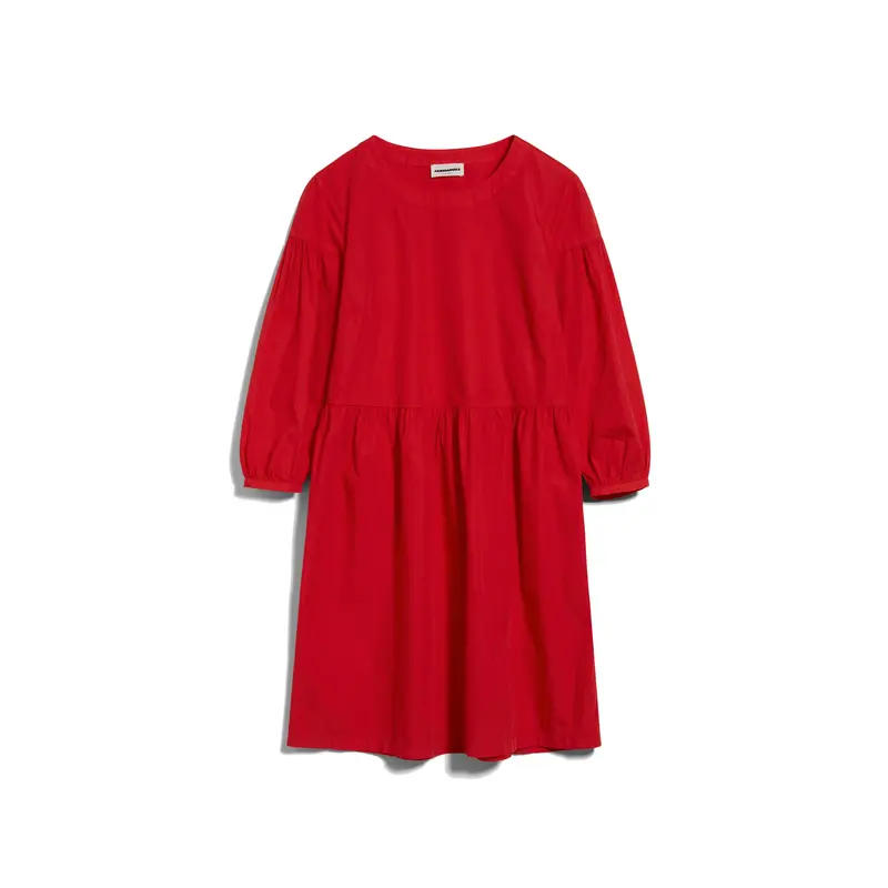 ARMEDANGELS Webkleid "IOANAA" - dark poppy