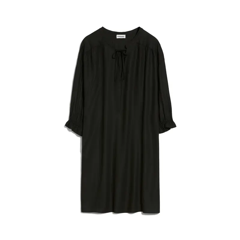 ARMEDANGELS Webkleid Oversized Fit "MAAREN" - black