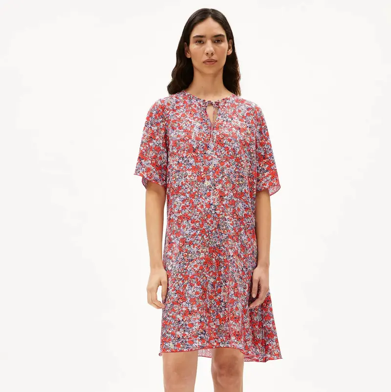 ARMEDANGELS Women Casual Kleid Web "MAAERHA MOSAIC LINO"