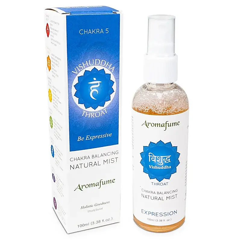 Aromafume Lufterfrischer Spray Vishuddha – Halschakra Duftspray · natürlich