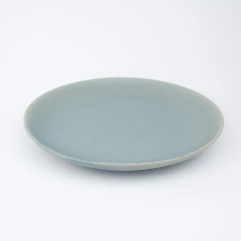 atisan Steingut Dessertteller "Badai" stein-blau