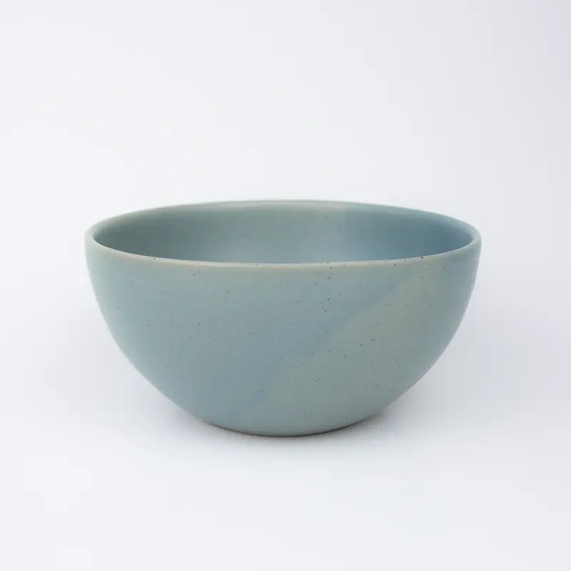 atisan Steingut Schüssel "Badai" stein-blau