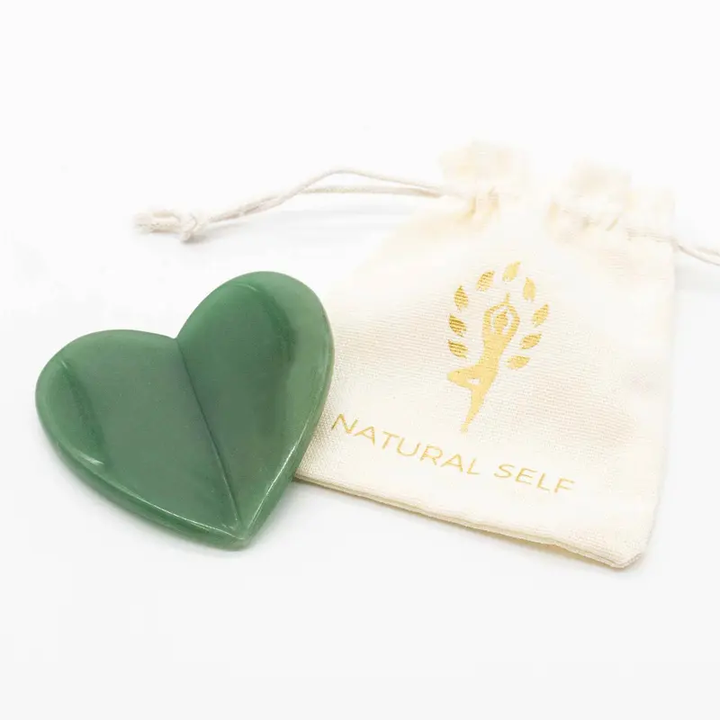 Aventurin Gua Sha Herzform
