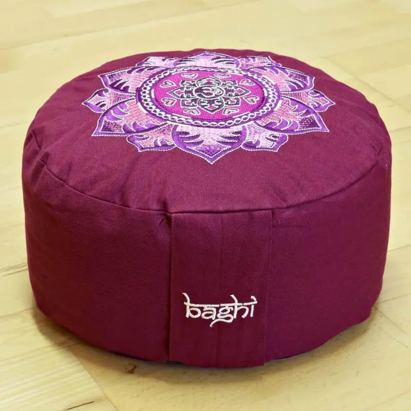 Baghi Meditationskissen bordeaux