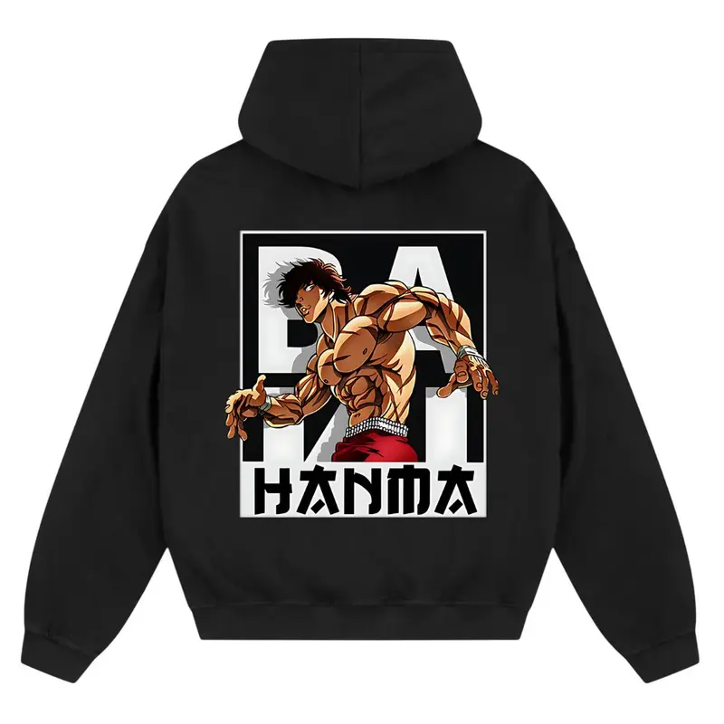 BAKI OVERSIZE ZIPPER HOODIE