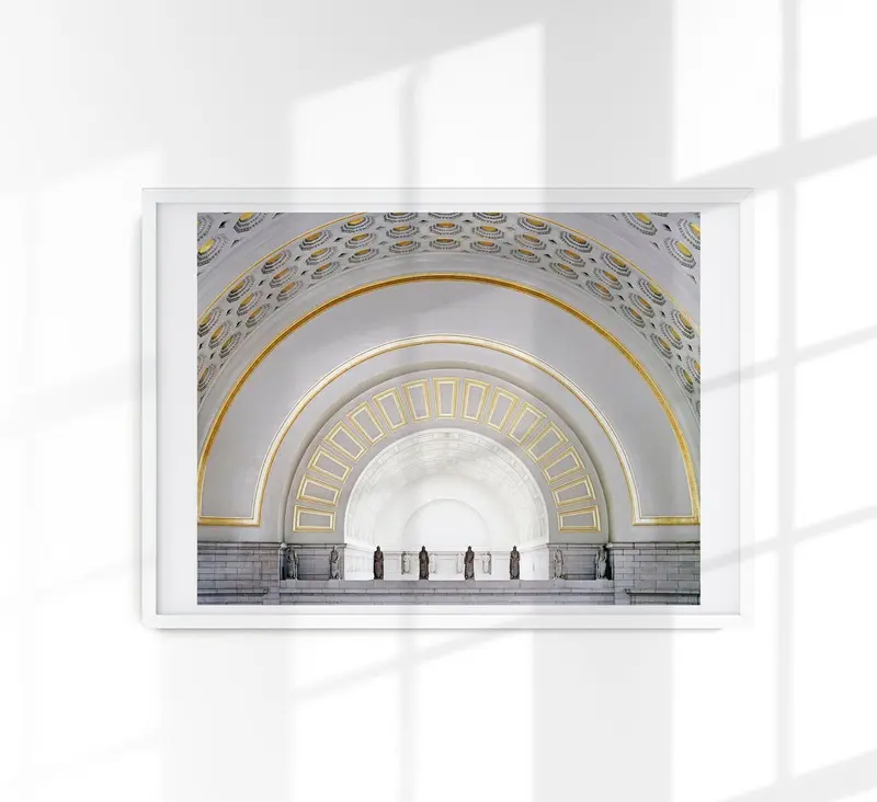 Balcony level of Washington Poster – Kunstdruck von Patroa Studio