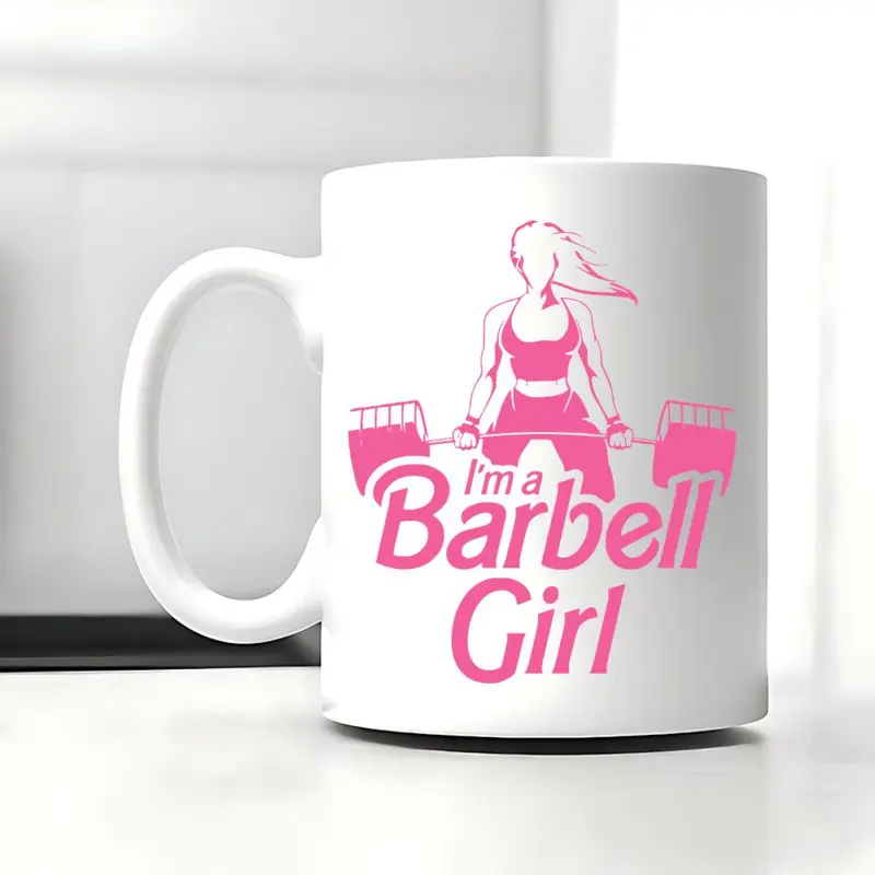 BARBELL GIRL TASSE