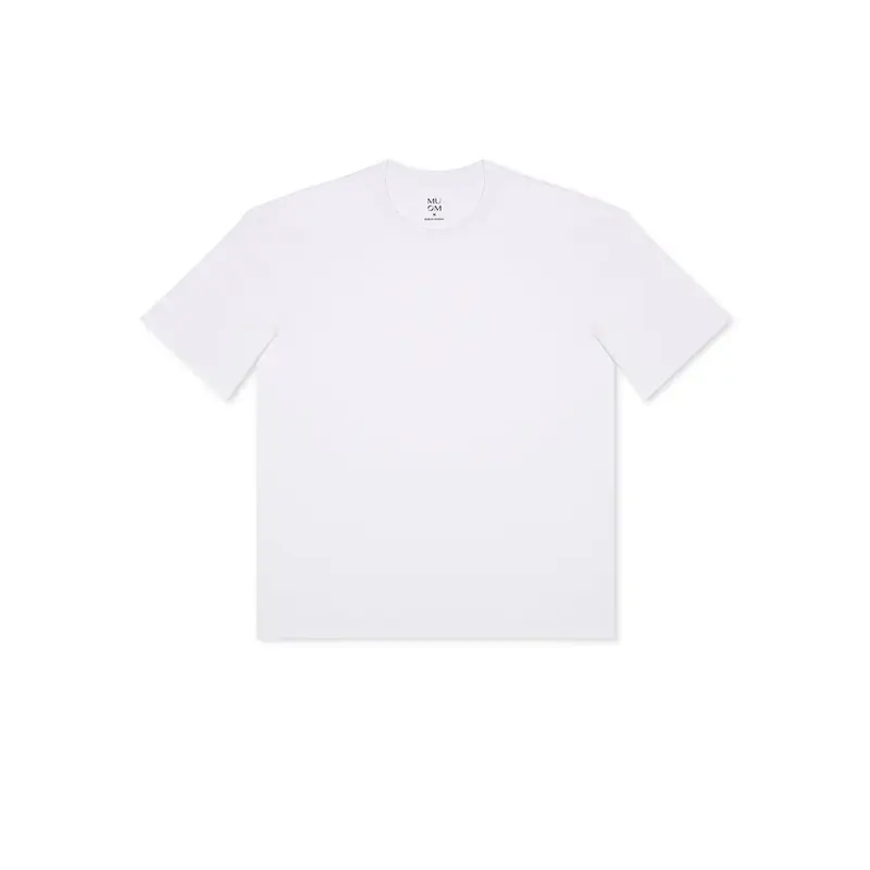 Basic Pima Tee N°2 Weiß 100% Pima-Baumwolle Relaxed Fit