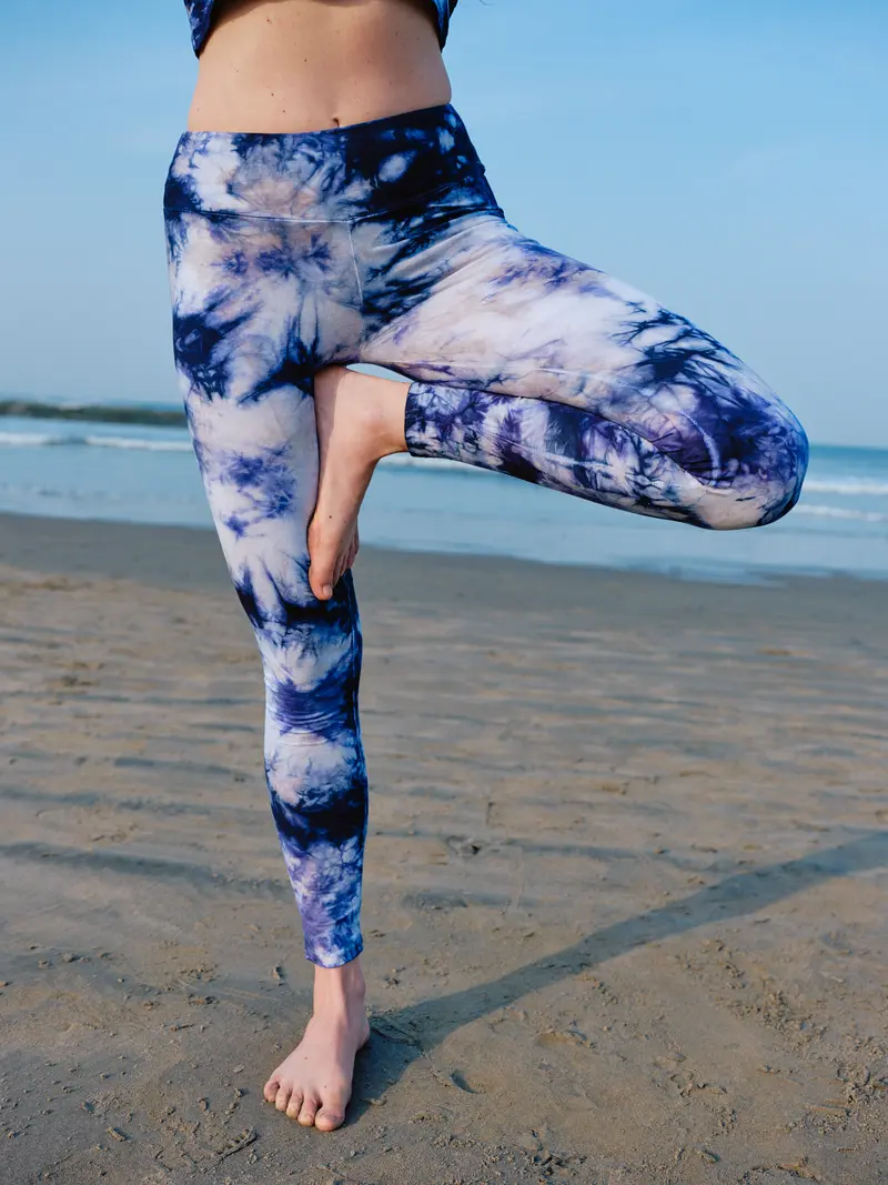 Batik Leggins ~ BLUE SKY