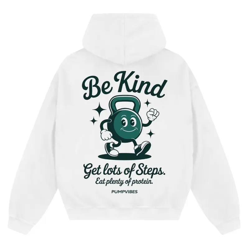 BE KIND OVERSIZE ZIPPER HOODIE