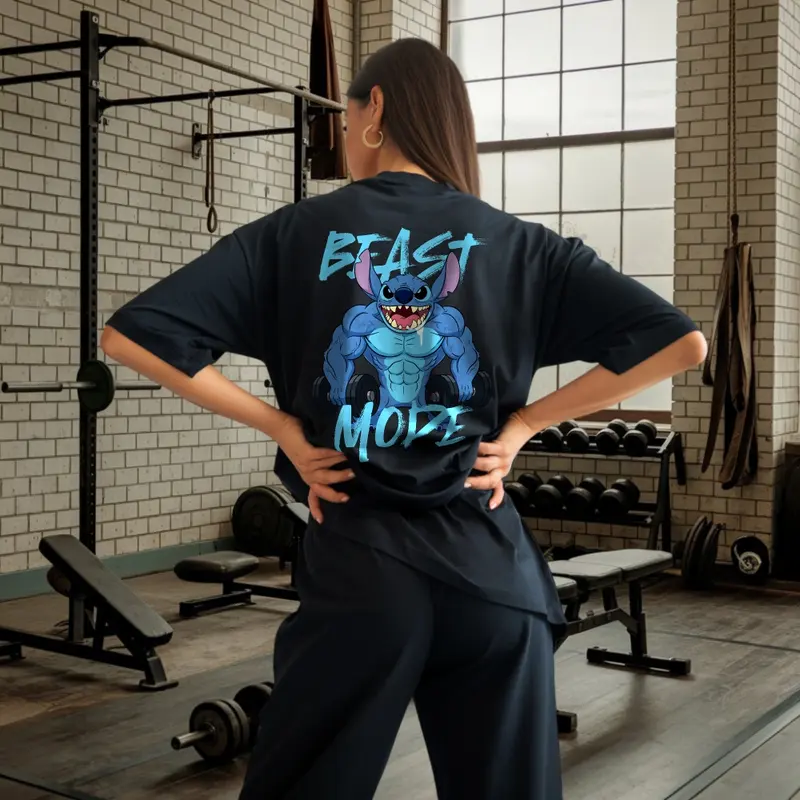 BEAST MODE OVERSIZE SHIRT (BACKPRINT)