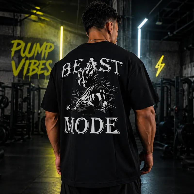 BEAST MODE OVERSIZE SHIRT (BACKPRINT)