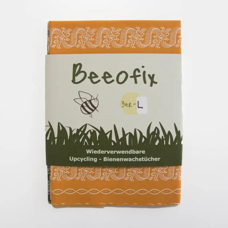 Beeofix Bienenwachstücher 3er-Set L