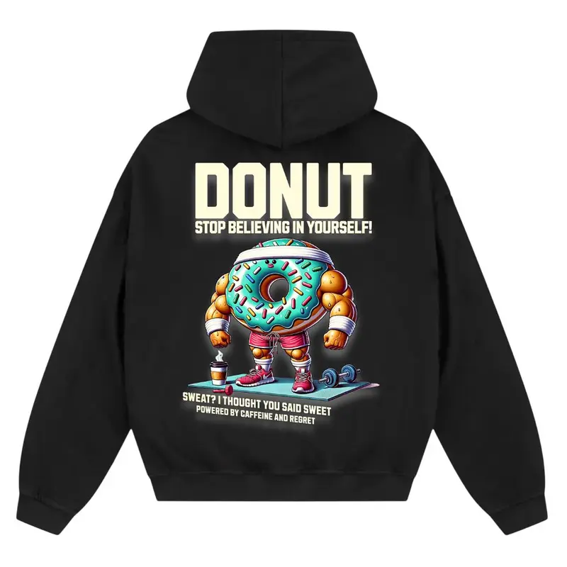 BELIEVE OVERSIZE ZIPPER HOODIE