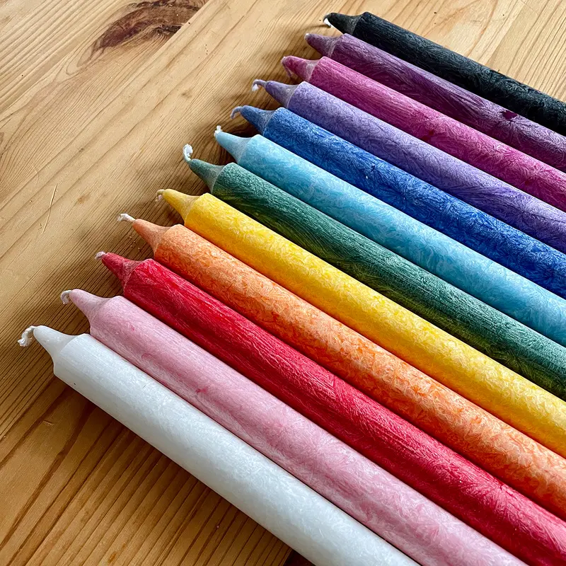 BIO KERZEN SET "REGENBOGEN"