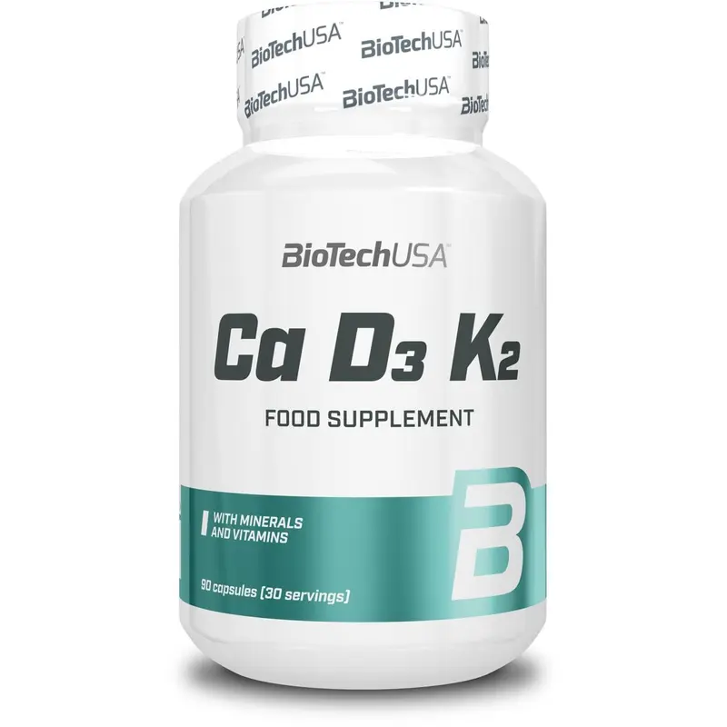 BioTech USA | Ca-D3-K2 - 90 Kapseln
