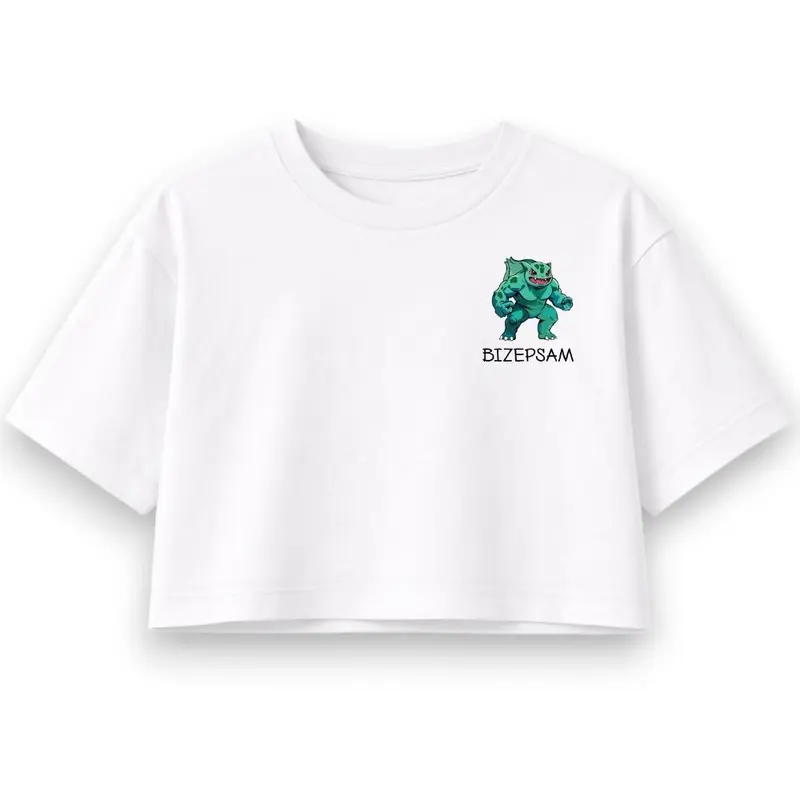 BIZEPSAM OVERSIZE CROP TOP
