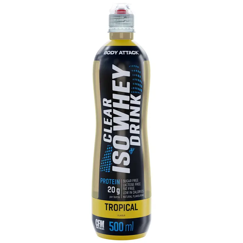 Body Attack | Clear Iso Whey Drink - 12x500ml
