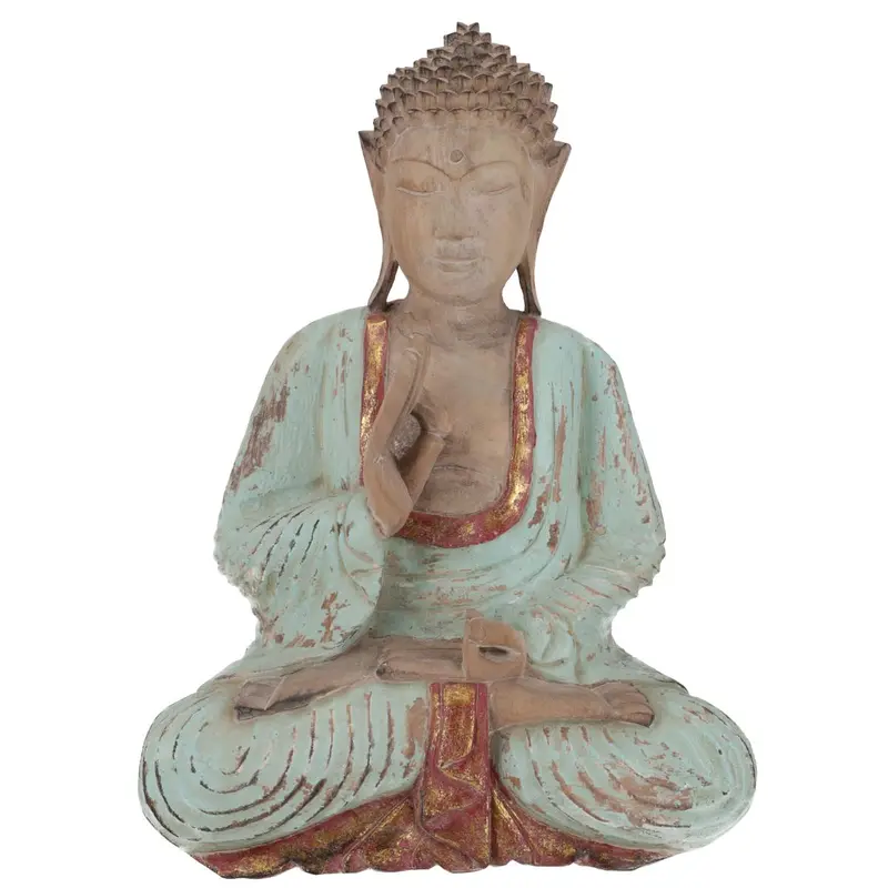Buddha Figur türkis
