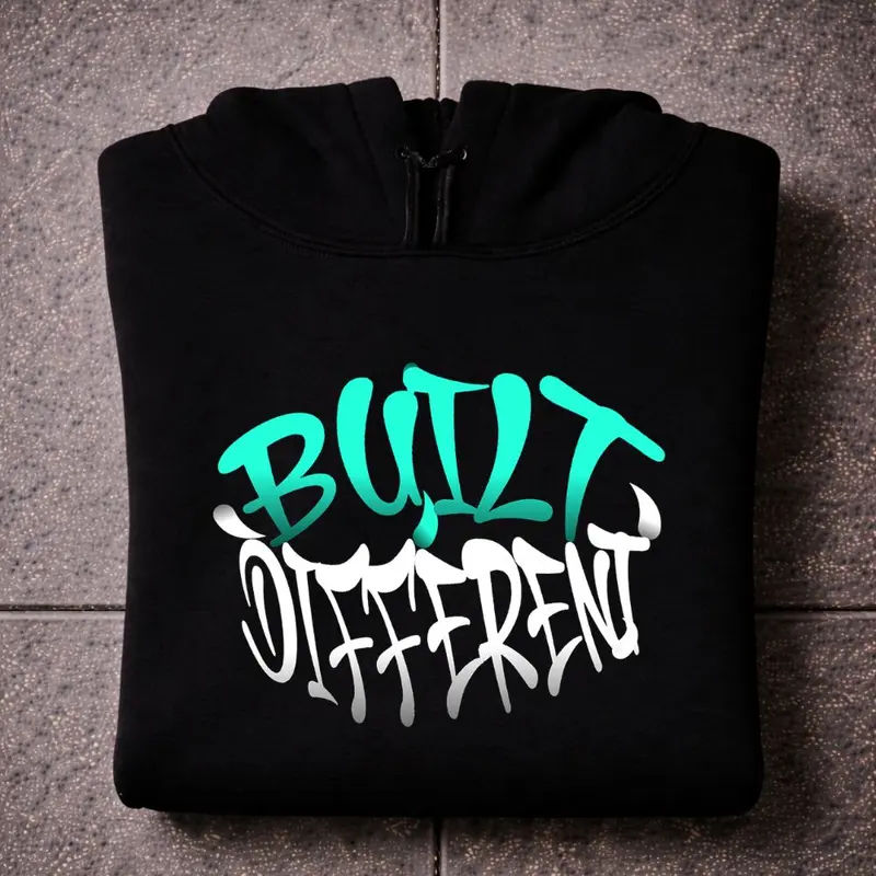 BUILT DIFFERENT OVERSIZE HOODIE