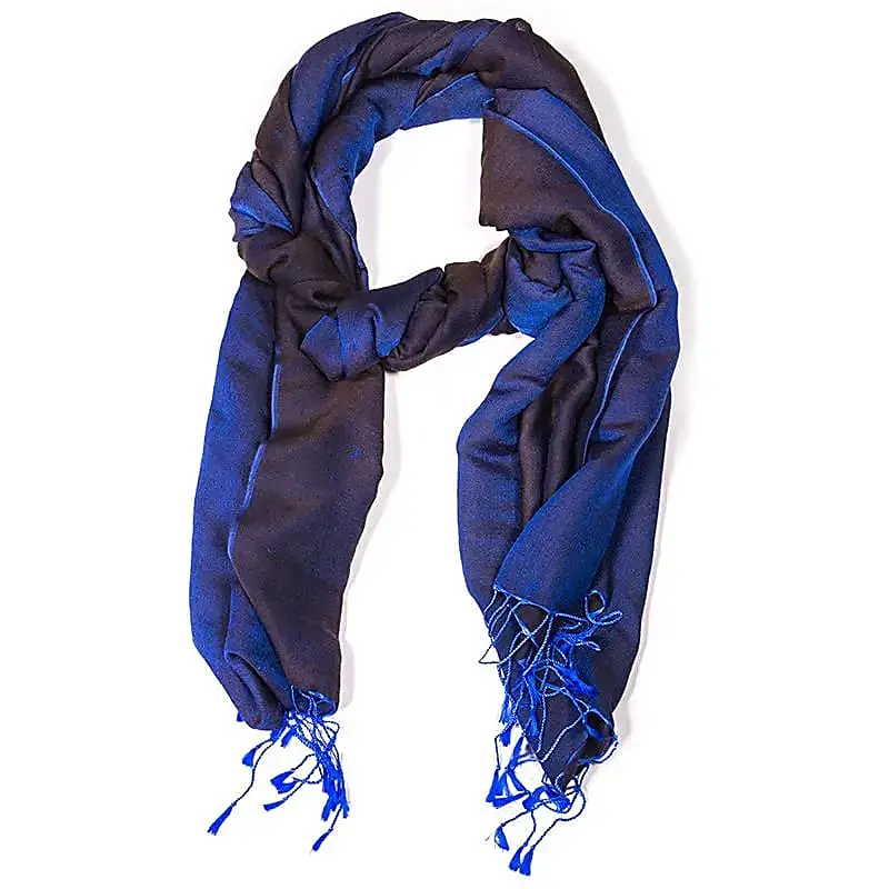 Chakra Schal indigo