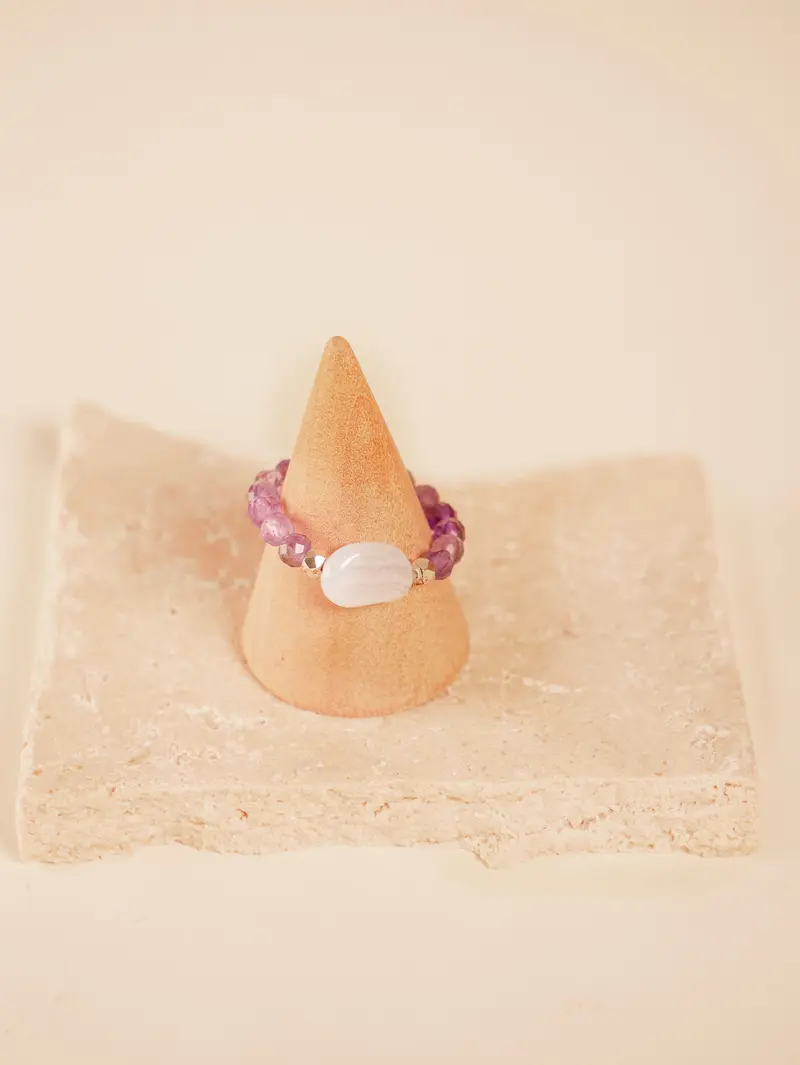 Chalcedon Ring – Edelstein Ring für Damen