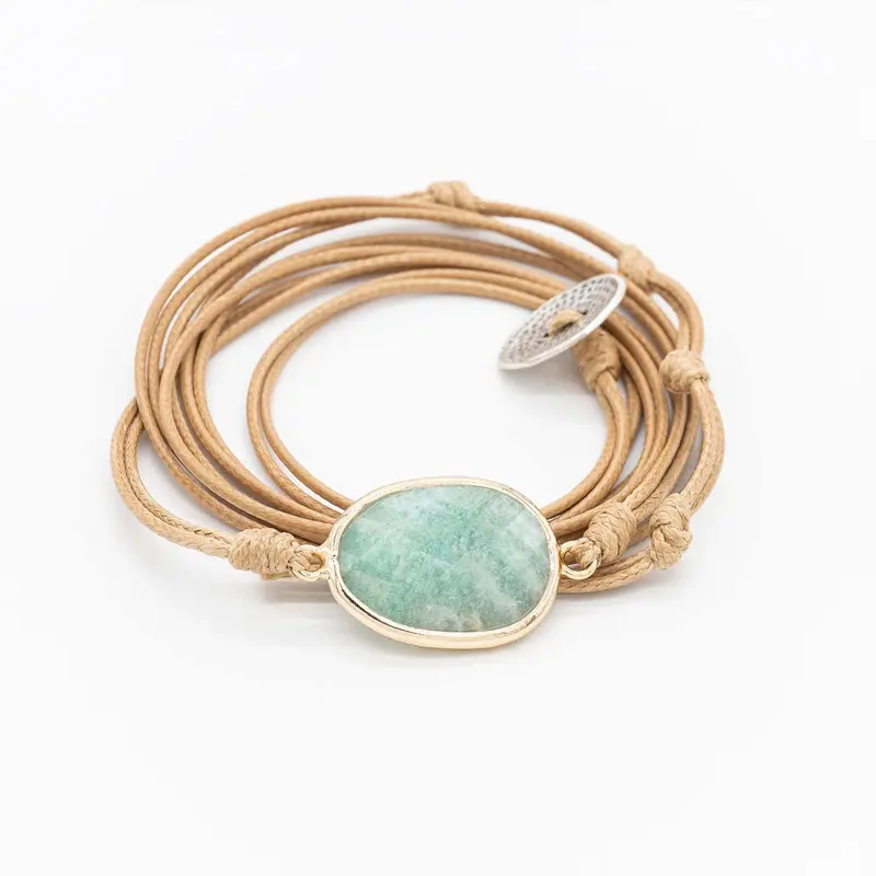 Clarity - Amazonit Wickelarmband