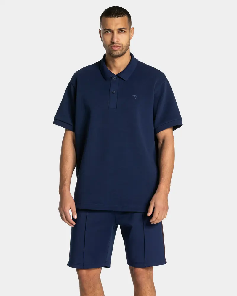 Club Oversized Polo "Dunkelblau"