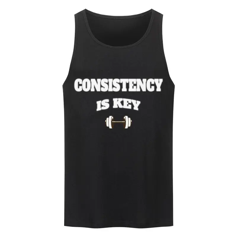 CONSISTENCY IS KEY HERREN TANK TOP