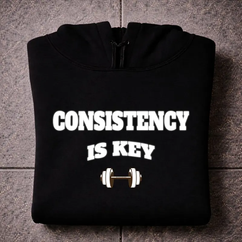 CONSISTENCY IS KEY OVERSIZE HOODIE