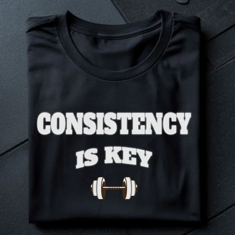 CONSISTENCY IS KEY OVERSIZE SHIRT
