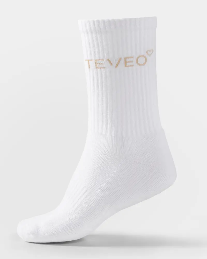 Contrastline Socken (2er Pack) "Off White - Cream"