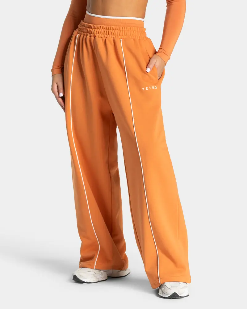 Contrastline Wide Leg Jogger "Pumpkin Spice"